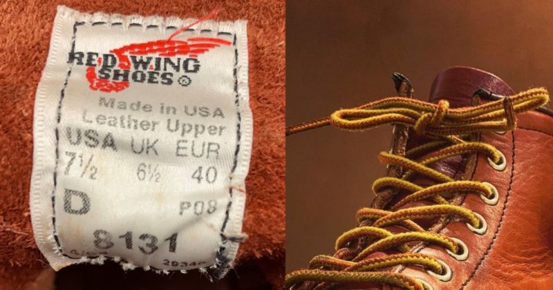 ブーツのエイジング レッドウィングのアイリッシュセッター8131を手に入れ エイジングを楽しむ くつのトリコ